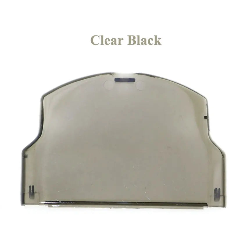 Cache de batterie de remplacement pour PSP 2000 et 3000, pièce plastique clipsable — Noir transparent