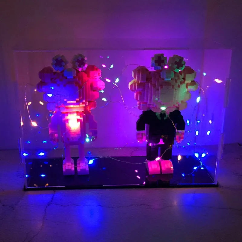 Vitrine en acrylique transparent à assembler pour figurines et objets de collection — visuel 19