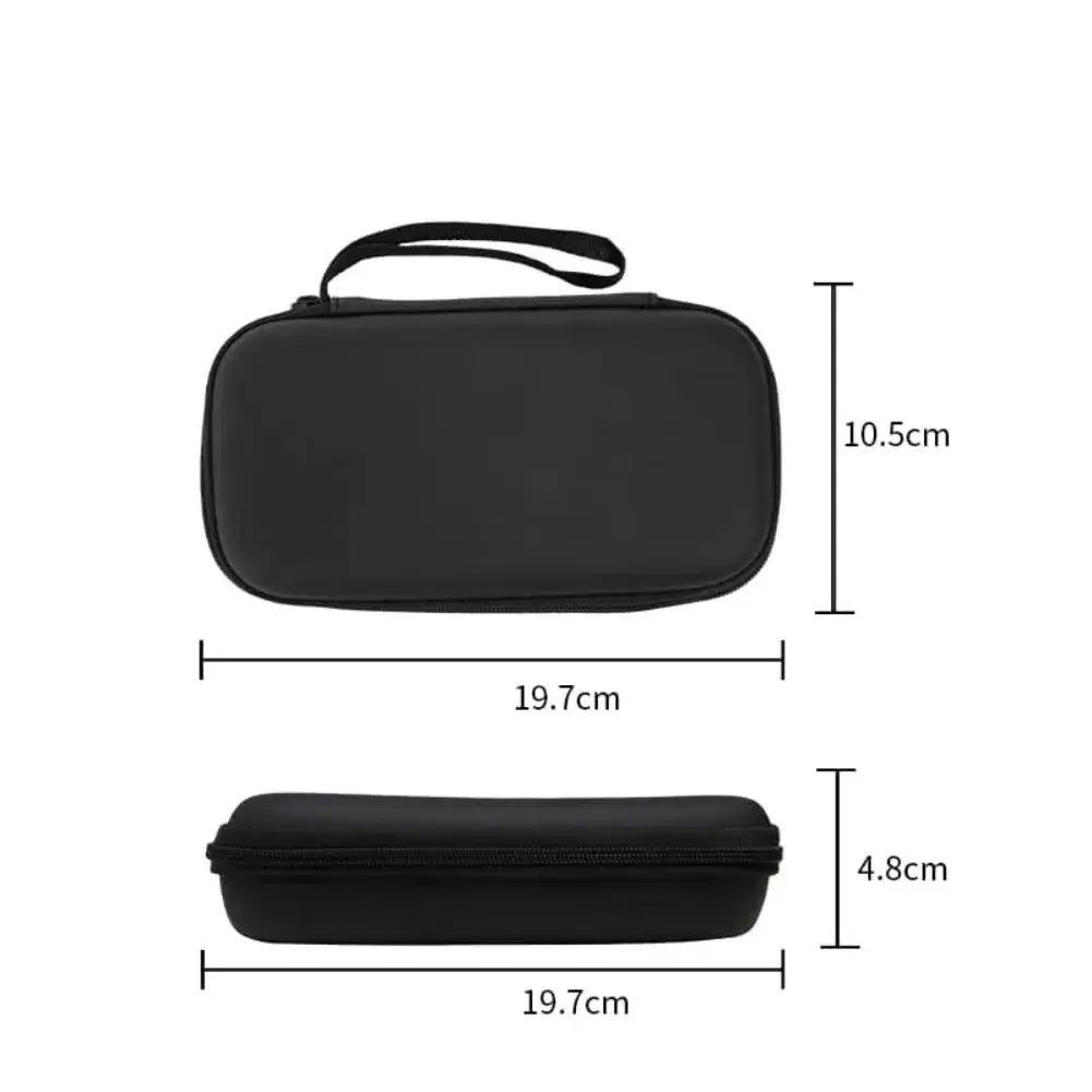 Housse Anbernic RG406H – Protection rigide & transport, dimensions 19.7cm x 10.5cm x 4.8cm, coque rigide.