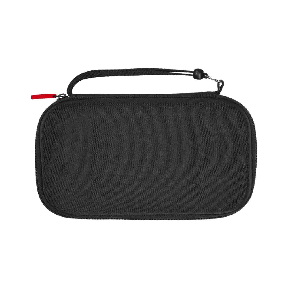Housse Anbernic RG 477M - Protection gamer stylée, étui rigide noir avec fermeture éclair pour console.