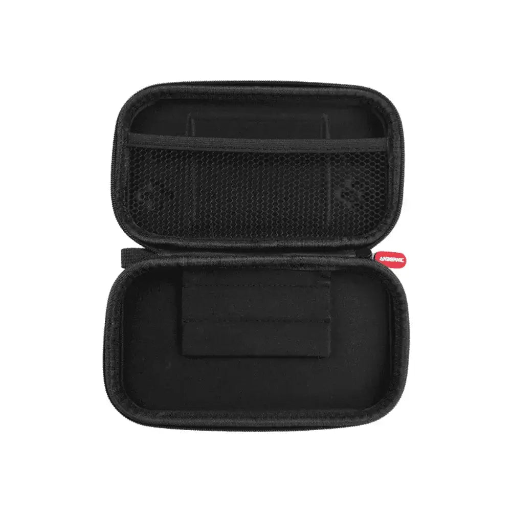 Housse Anbernic RG 477M - Protection gamer stylée, vue intérieure de la housse rigide noire.