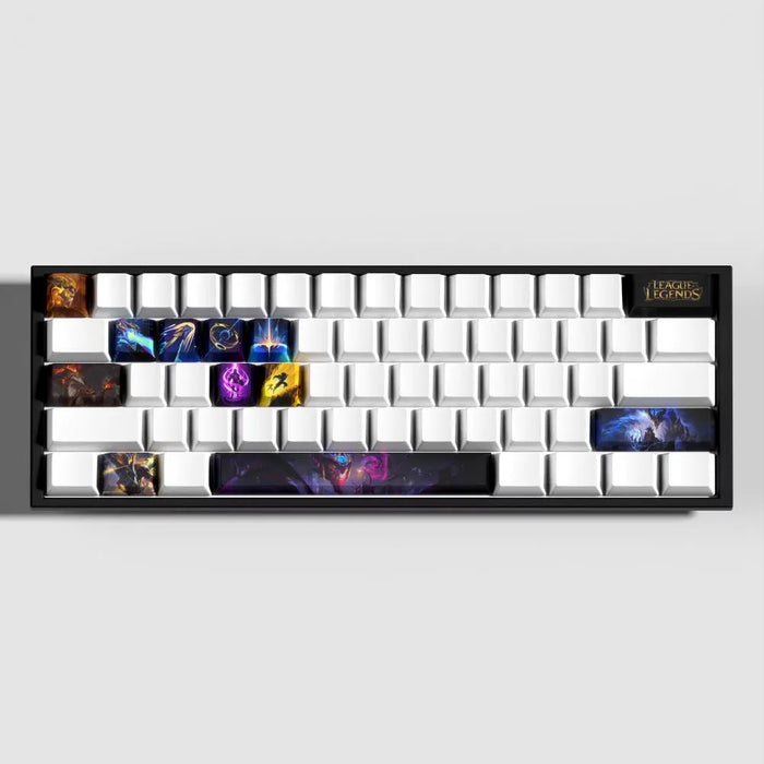 Dye-sublimated PBT and the backlight — Aurelion Sol League of Legends Keycaps – Set of 12 PBT Keycaps