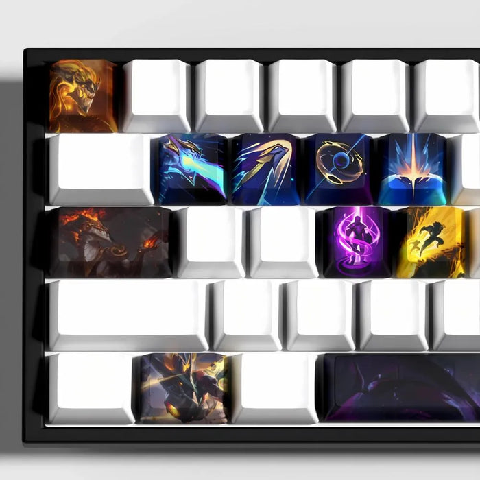 The star dragon on twelve keys — Aurelion Sol League of Legends Keycaps – Set of 12 PBT Keycaps