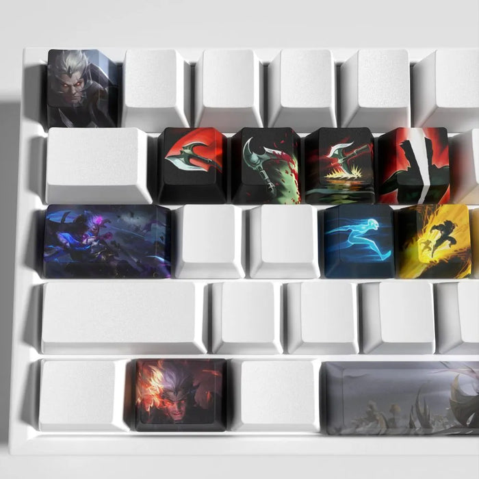 Darius, la Guillotine noxienne au bout des doigts — Keycaps Darius League of Legends – l'épaisseur du PBT et la sensation de solidité