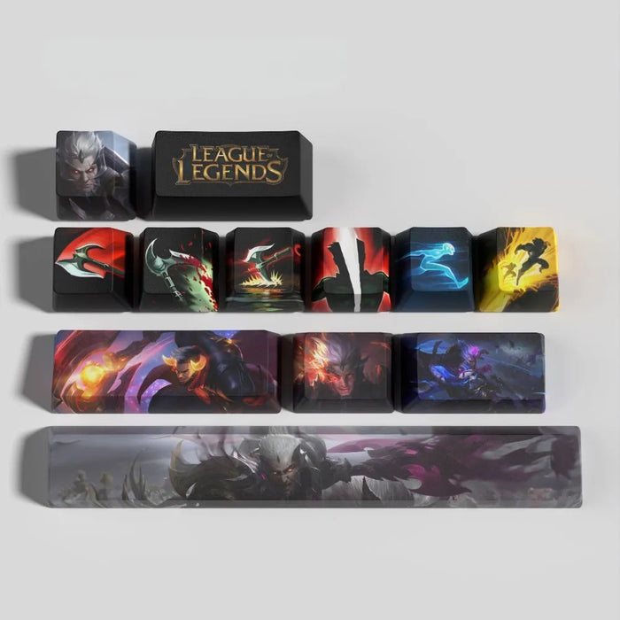 Ce que le set Darius n'est pas — Keycaps Darius League of Legends – l'épaisseur du PBT et la sensation de solidité