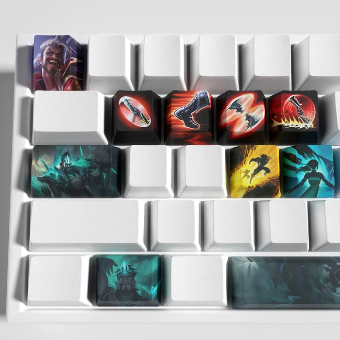 Draven, la Gloire de Noxus — Keycaps Draven League of Legends – grip et retour de frappe pour les joueurs à APM élevé