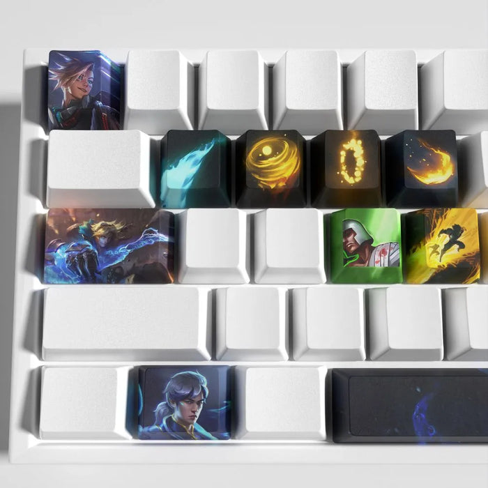 Ezreal, le champion qu'on prend en premier — Keycaps Ezreal League of Legends – Montage pas à pas avec extracteur
