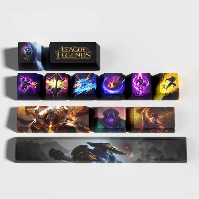 Ni switches, ni clavier complet — Keycaps Jax League of Legends – le PBT qui ne devient pas brillant