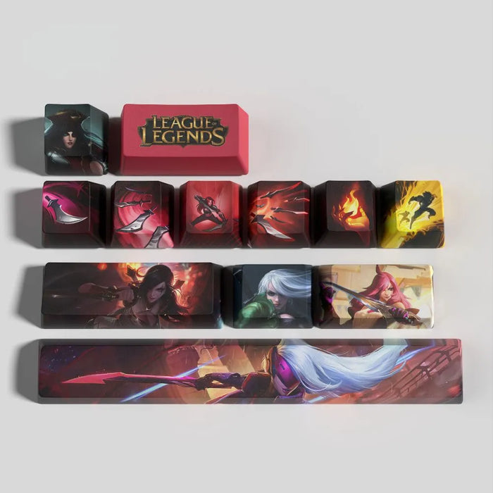 Ce que le set Katarina ne fait pas — Keycaps Katarina League of Legends – le contenu exact du kit 12 touches