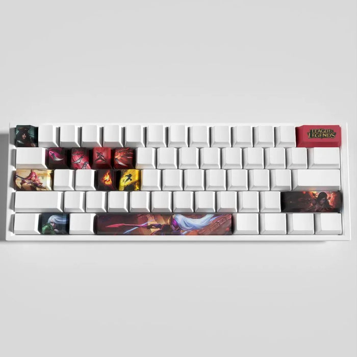 Ce que le kit de douze touches couvre exactement — Keycaps Katarina League of Legends – le contenu exact du kit 12 touches