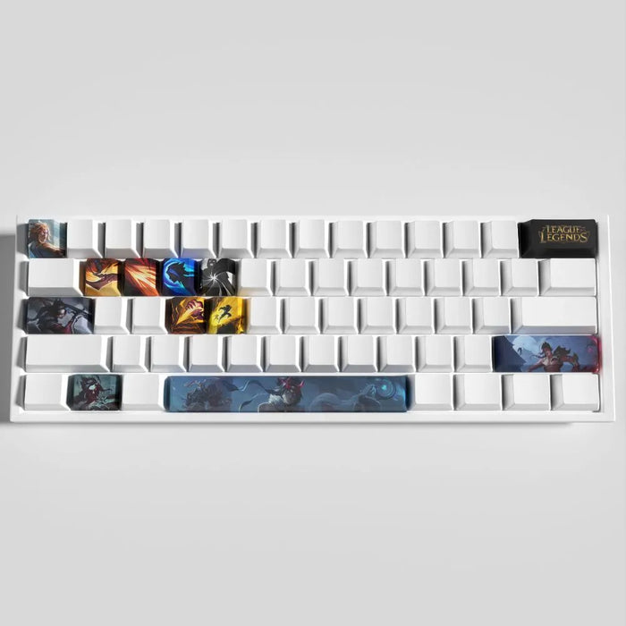 Deux montages, une seule règle : la rangée — Keycaps Kayn League of Legends – un set, deux montages possibles