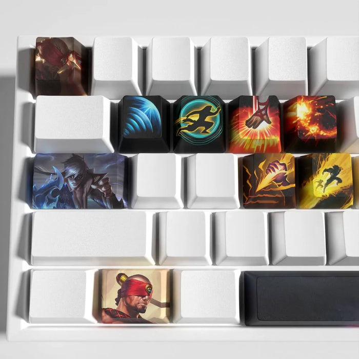 Le moine aveugle et la mémoire des mains — Keycaps Lee Sin League of Legends – des repères pour frapper sans regarder