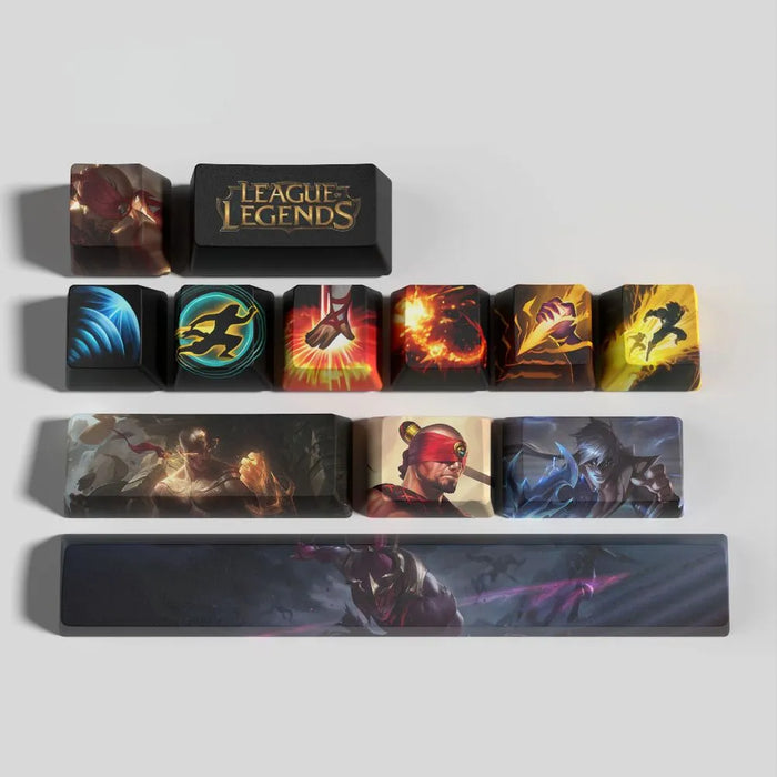 Ce qu'il ne faut pas en attendre — Keycaps Lee Sin League of Legends – des repères pour frapper sans regarder