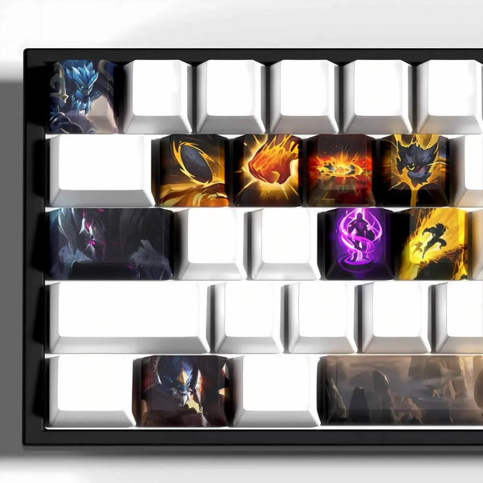Un bloc de pierre posé sur douze touches — Keycaps Malphite League of Legends – le set qui part en LAN