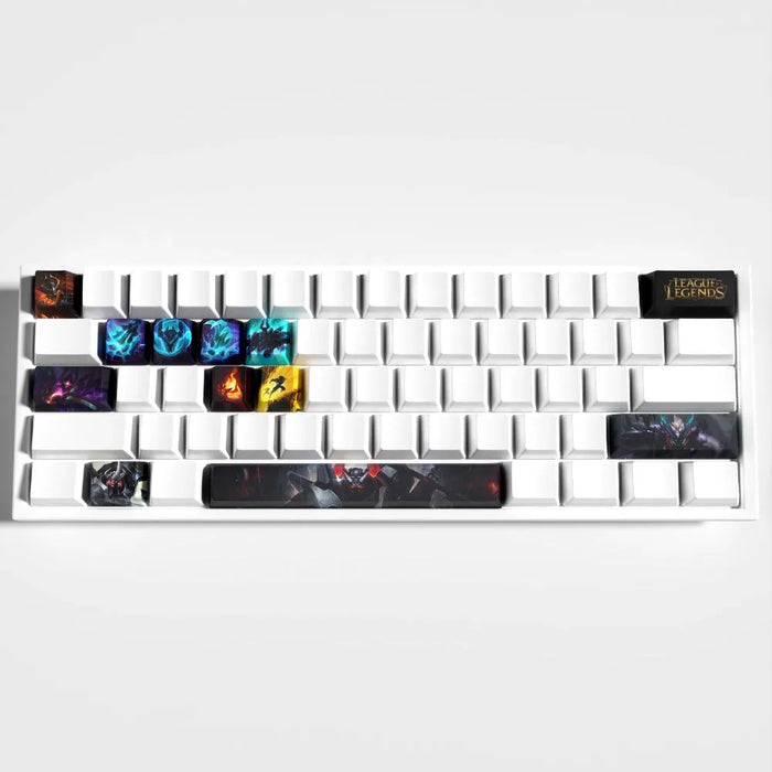 Sublimation : pourquoi une légende claire tient sur un fond sombre — Keycaps Mordekaiser League of Legends – un set sombre qui reste lisible