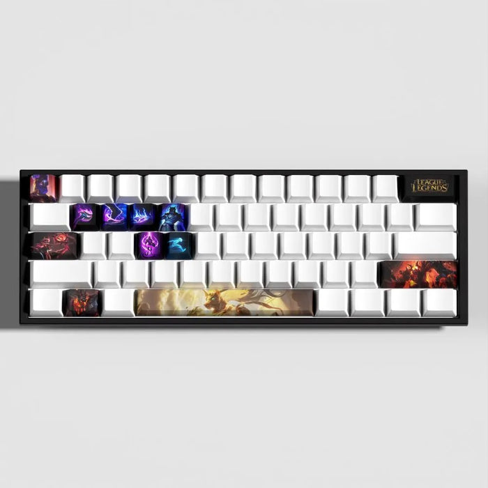 Une palette claire, et la question des traces — Keycaps Nasus League of Legends – la sublimation DYE-SUB expliquée