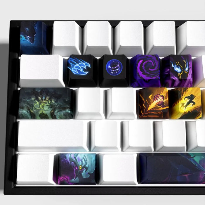 Quand Nocturne éteint la carte — Keycaps Nocturne League of Legends – le set noir pour setup sombre et stream