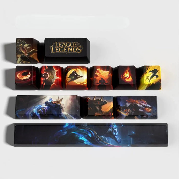 Ce que ce set n'est pas — Keycaps Renekton League of Legends – frappe lourde, switches linéaires ou tactiles