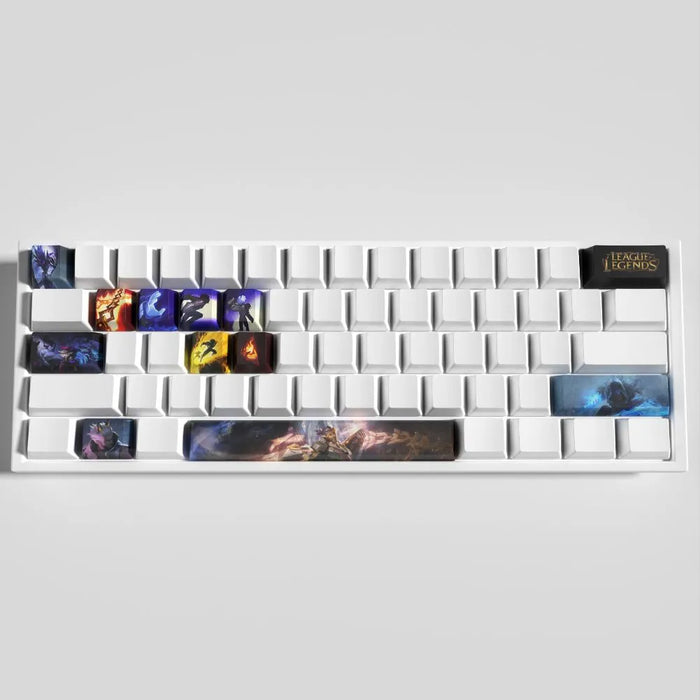 Ce que l'on sent avant de voir : PBT et sublimation — Keycaps Sylas League of Legends – l'épaisseur du PBT à l'œil et au toucher