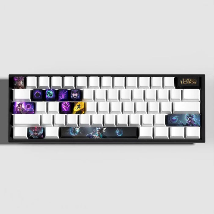 Un violet sombre et des détails qui doivent rester nets — Keycaps Syndra League of Legends – Accorder le violet à son clavier