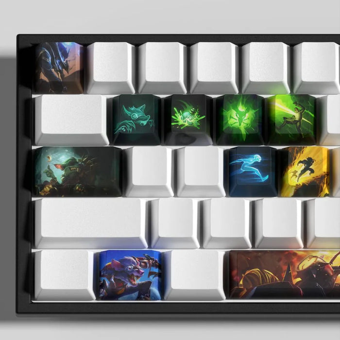 Le rat de Zaun et son vert de poison — Keycaps Twitch League of Legends – Tenir le rythme des sessions longues