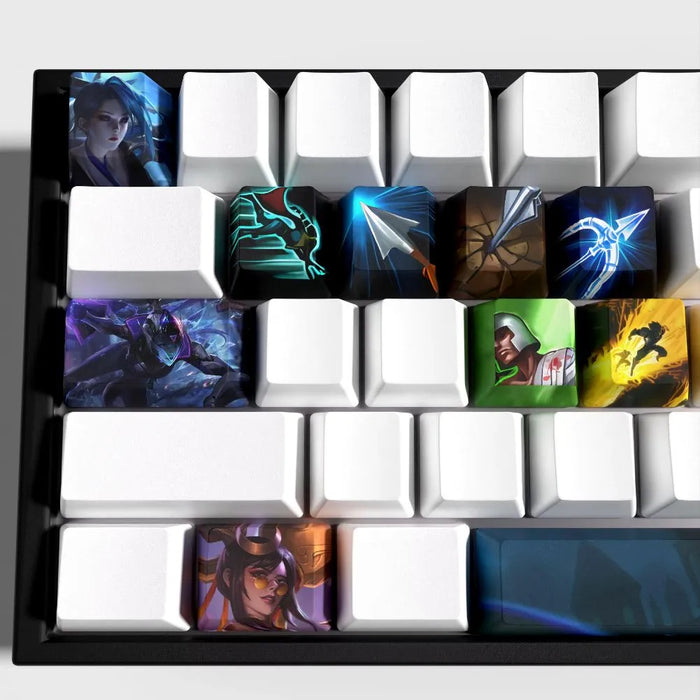 Trois couleurs, pas une de plus — Keycaps Vayne League of Legends – Le set discret des setups épurés