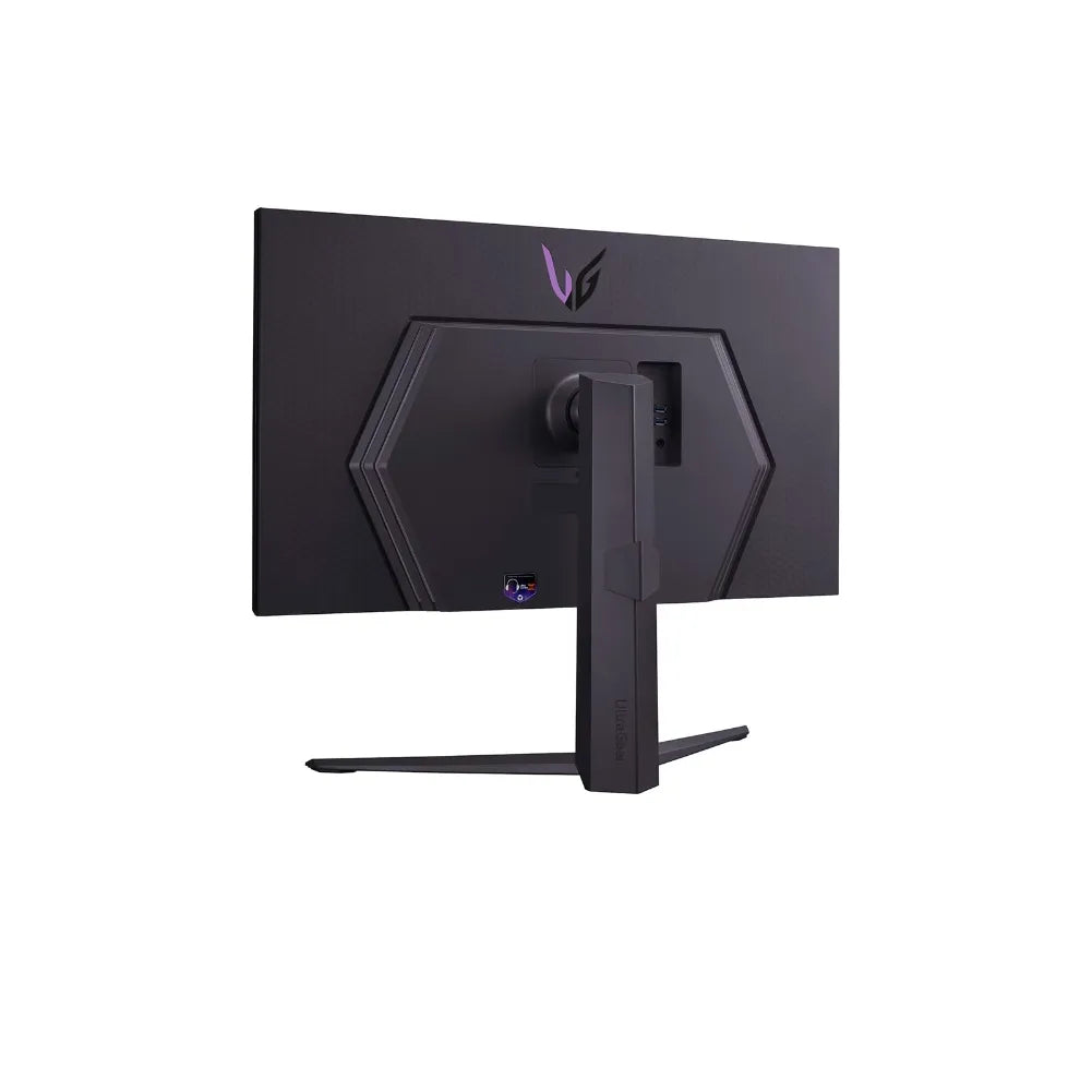 LG UltraGear 32GR93U-B – Écran gaming 32 pouces 4K UHD vue arriére.