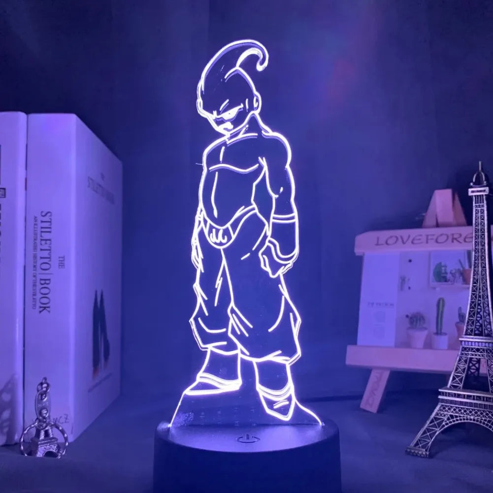 Lampe 3D LED Majin Boo Petit – Vue de face