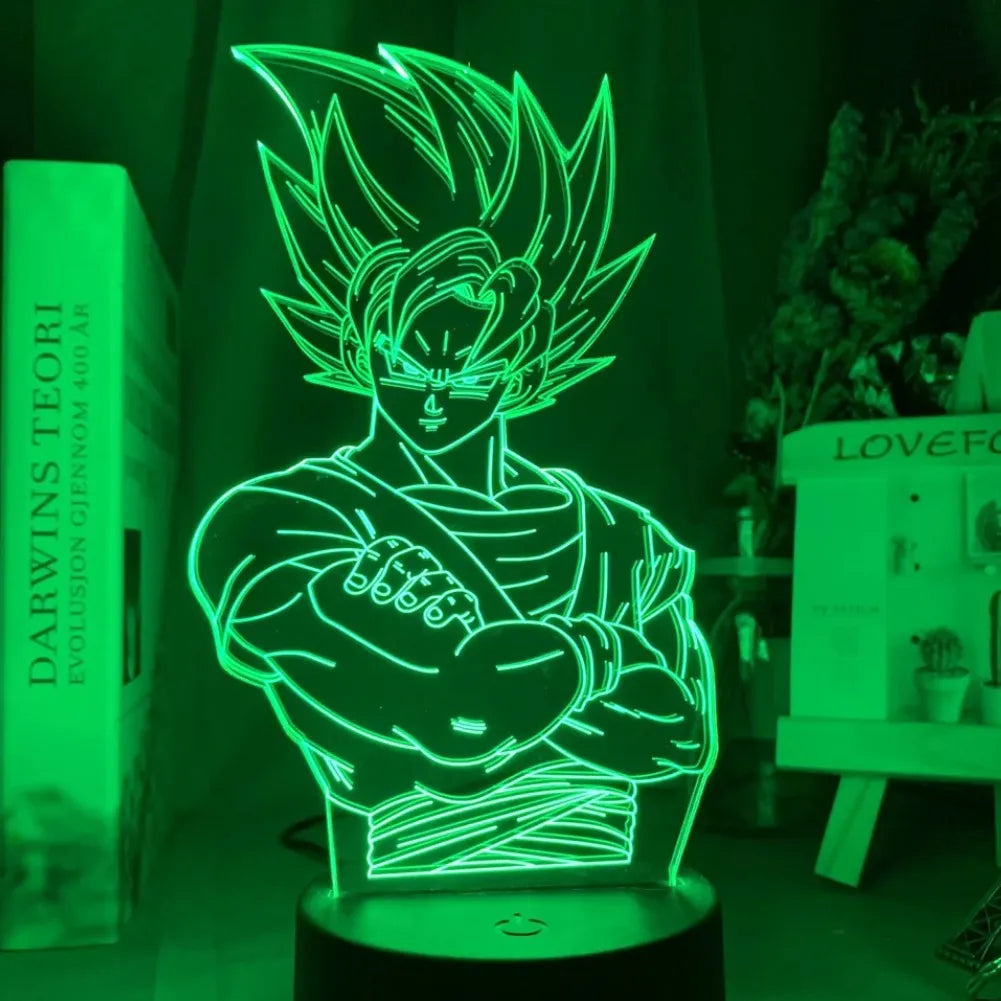 Lampe 3D Sangoku vue de face 