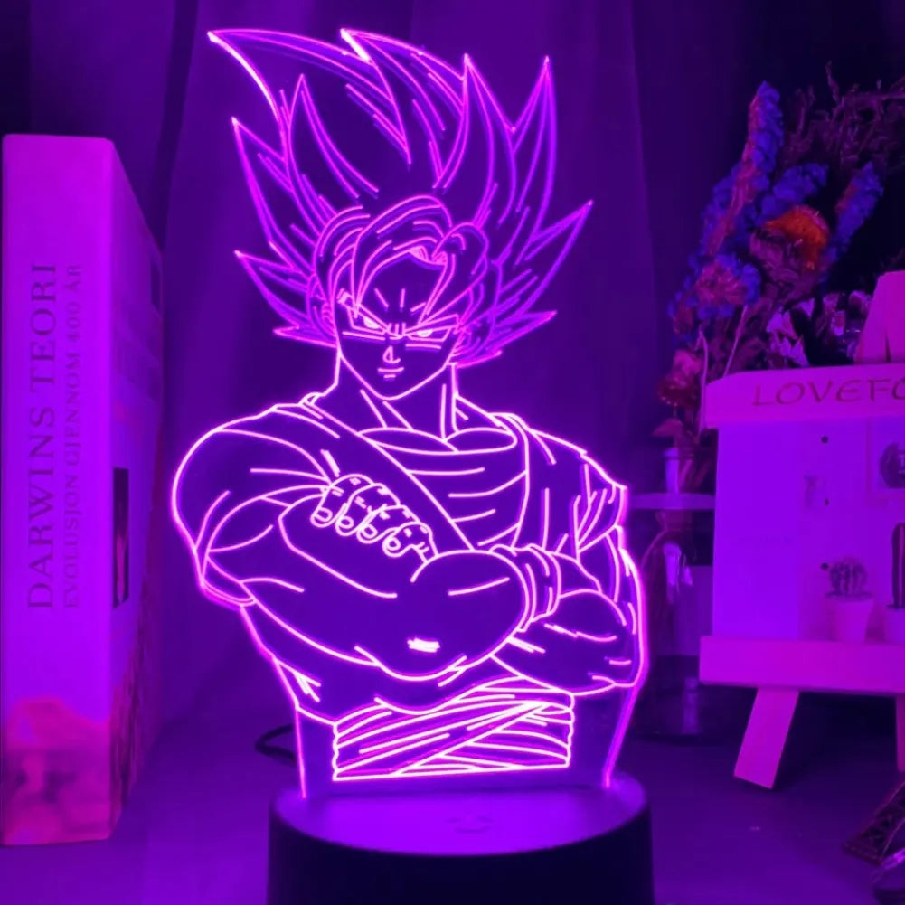 Lampe 3D Sangoku vue de face 