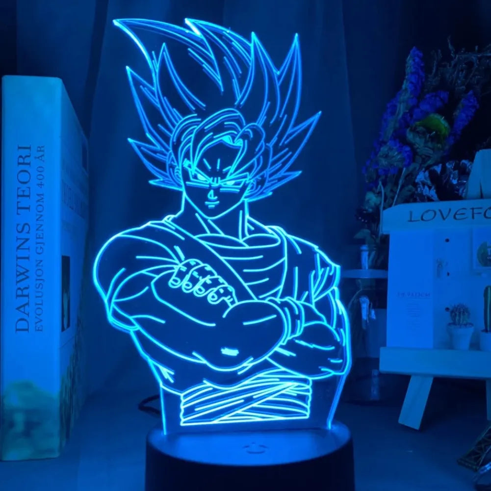 Lampe 3D Sangoku vue de face 