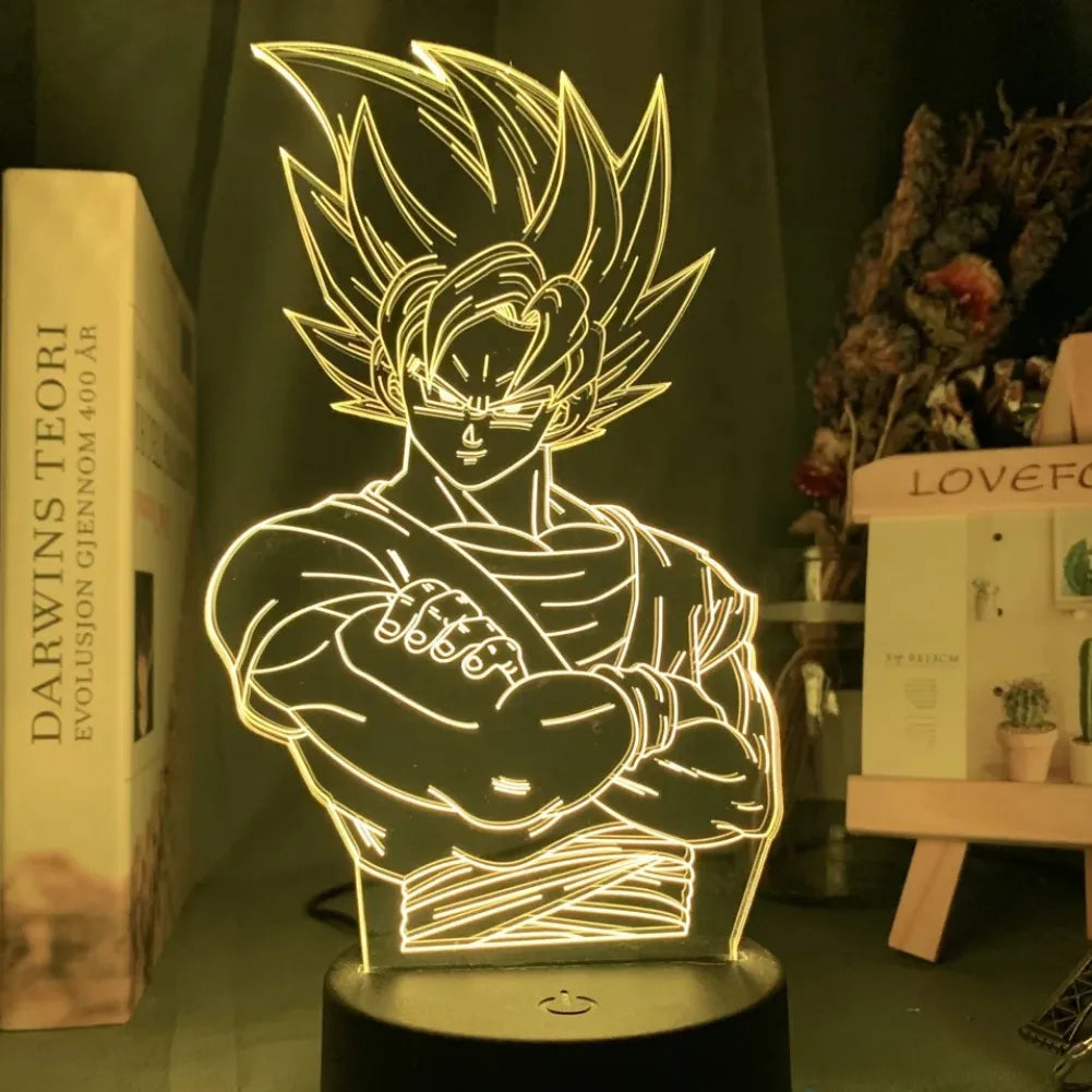 Lampe 3D Sangoku vue de face 