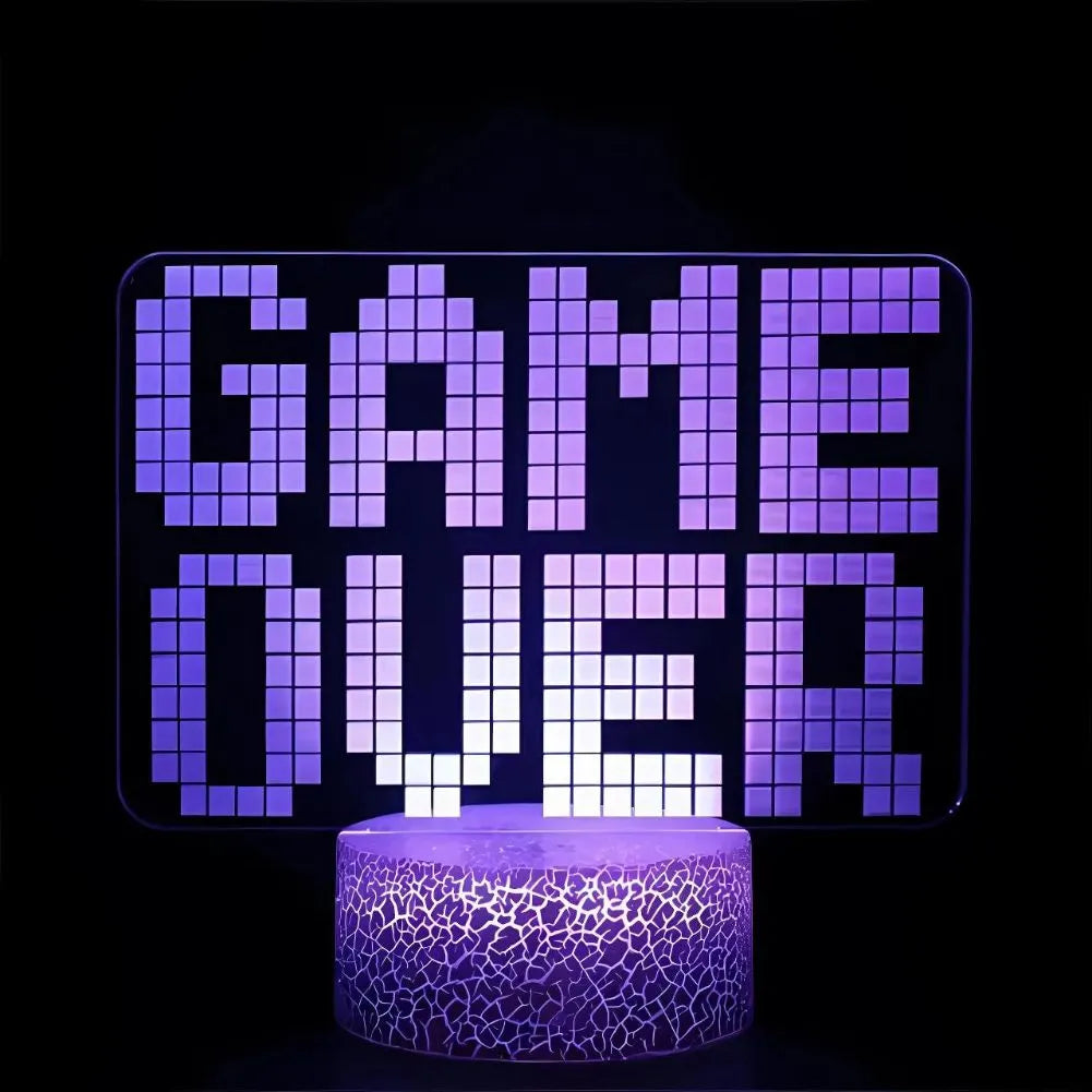 Lampe LED Game Over