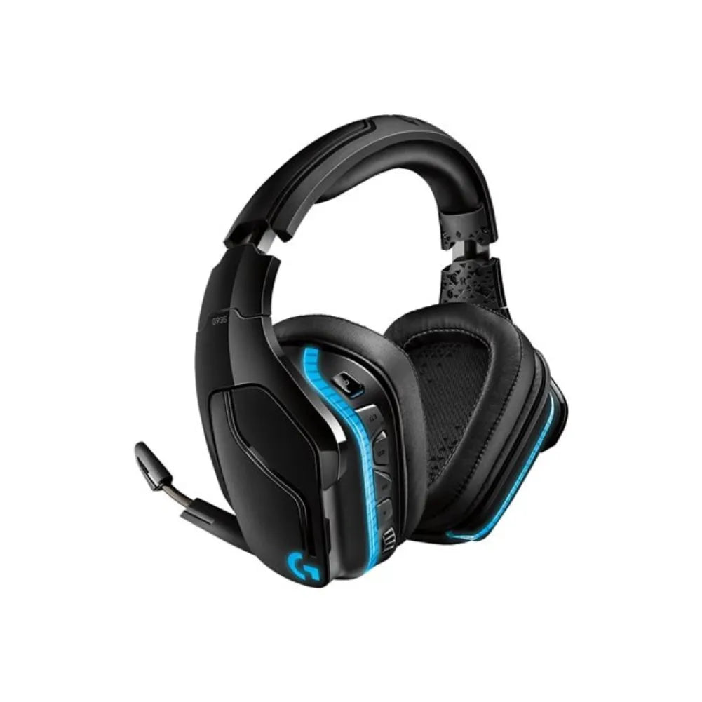 Casque gaming Logitech G935 avec éclairage RGB activé