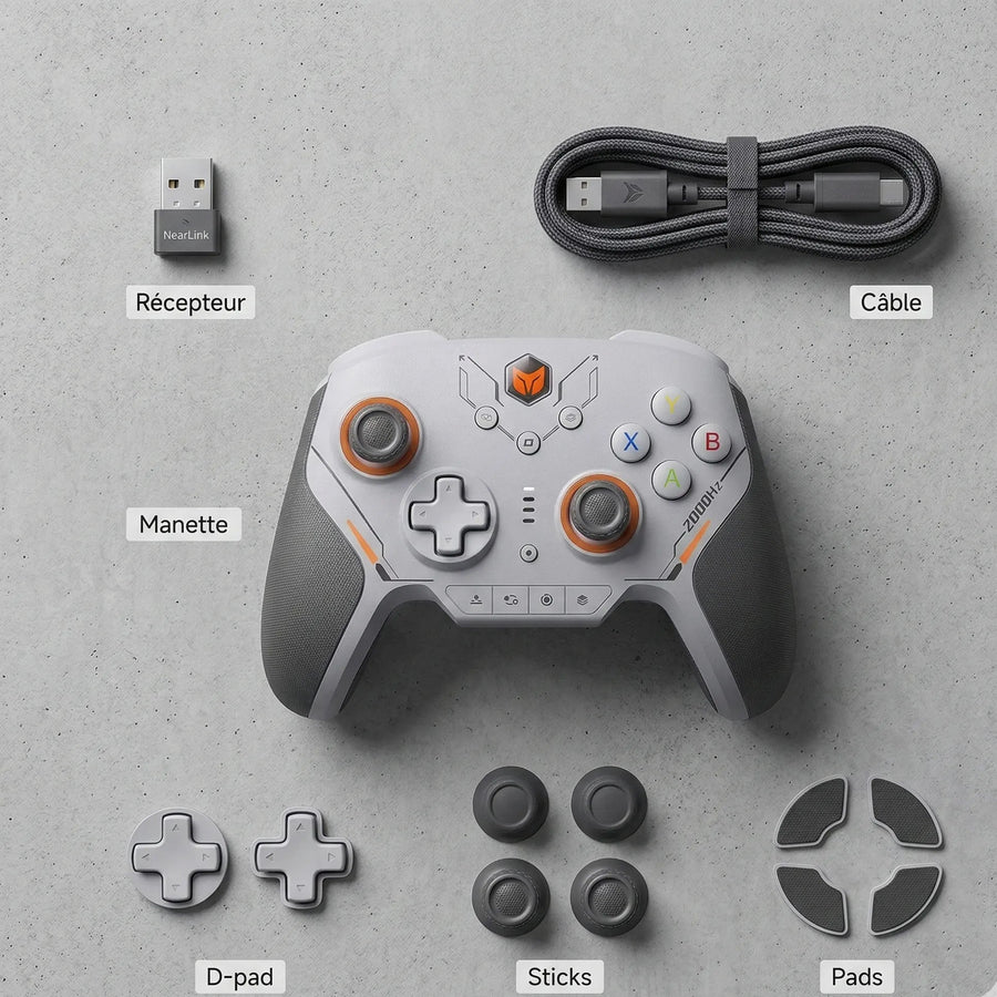 Manette BIGBIG WON Blitz 2 TMR, manette gaming 2000 Hz, visuel 4