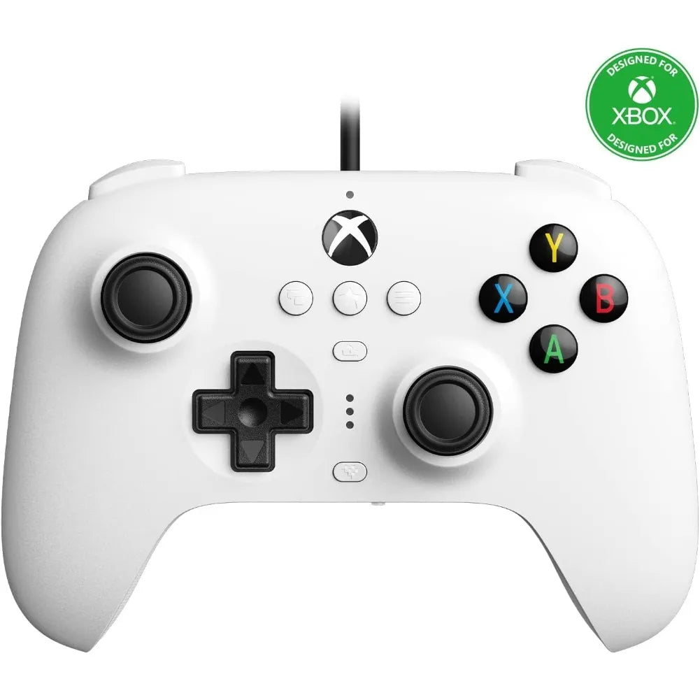 Manette 8BitDo Blanc Ultimate Wired - Vue de face