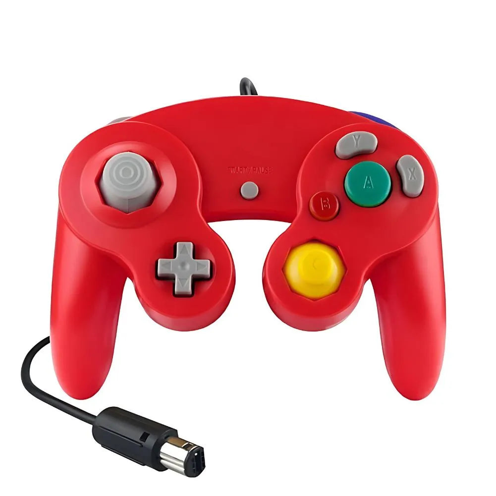 Manette GameCube de couleur rouge