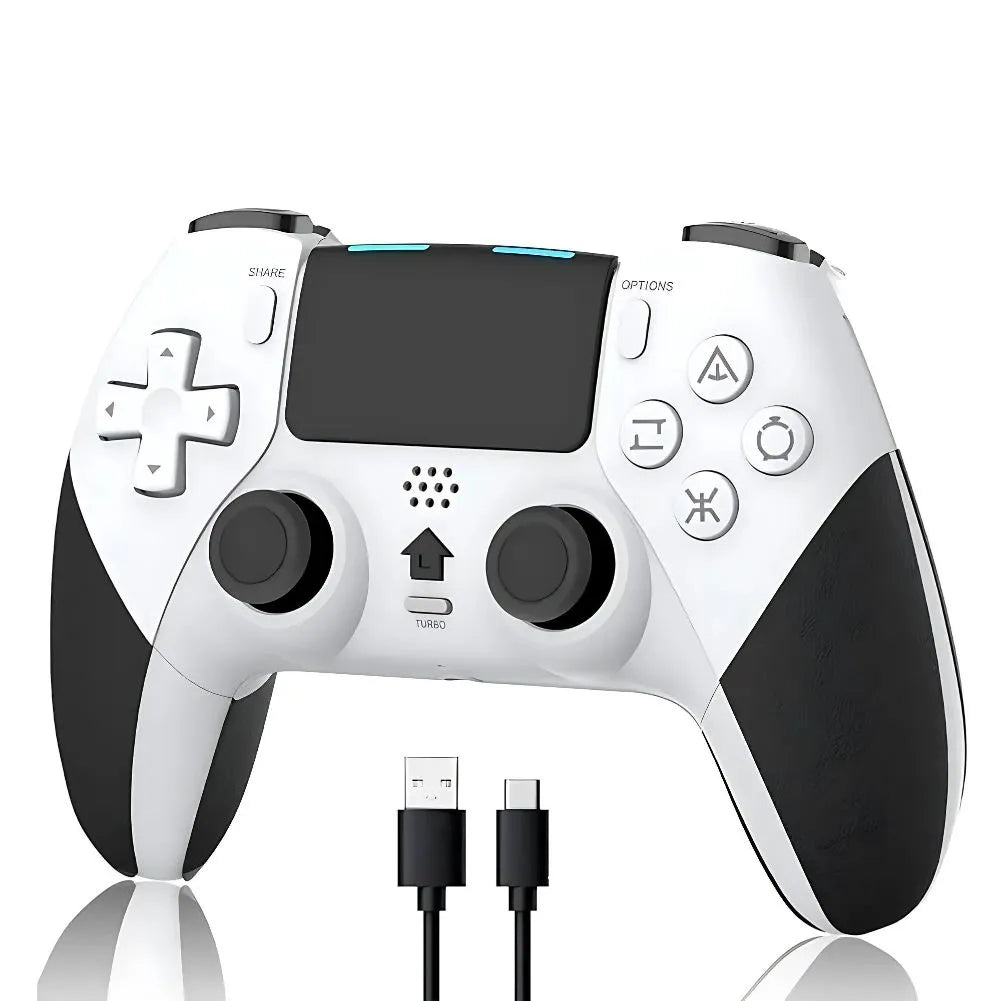 Manette PS4 de couleur blanche