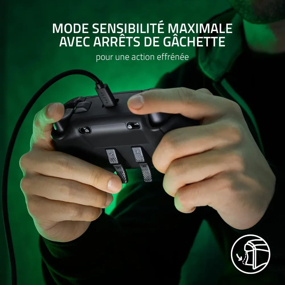 Grips en L ergonomiques de la manette Razer Wolverine V2