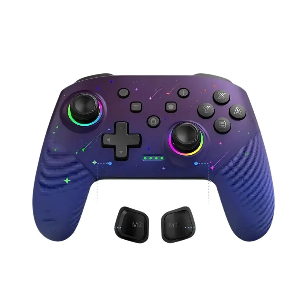 Manette Switch RGB Sans-fil de couleur Violet