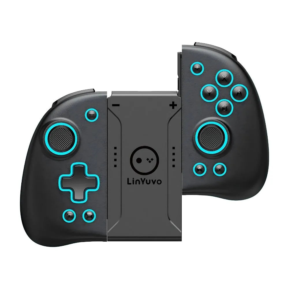 Manette Switch Sans-fil LED de couleur noir