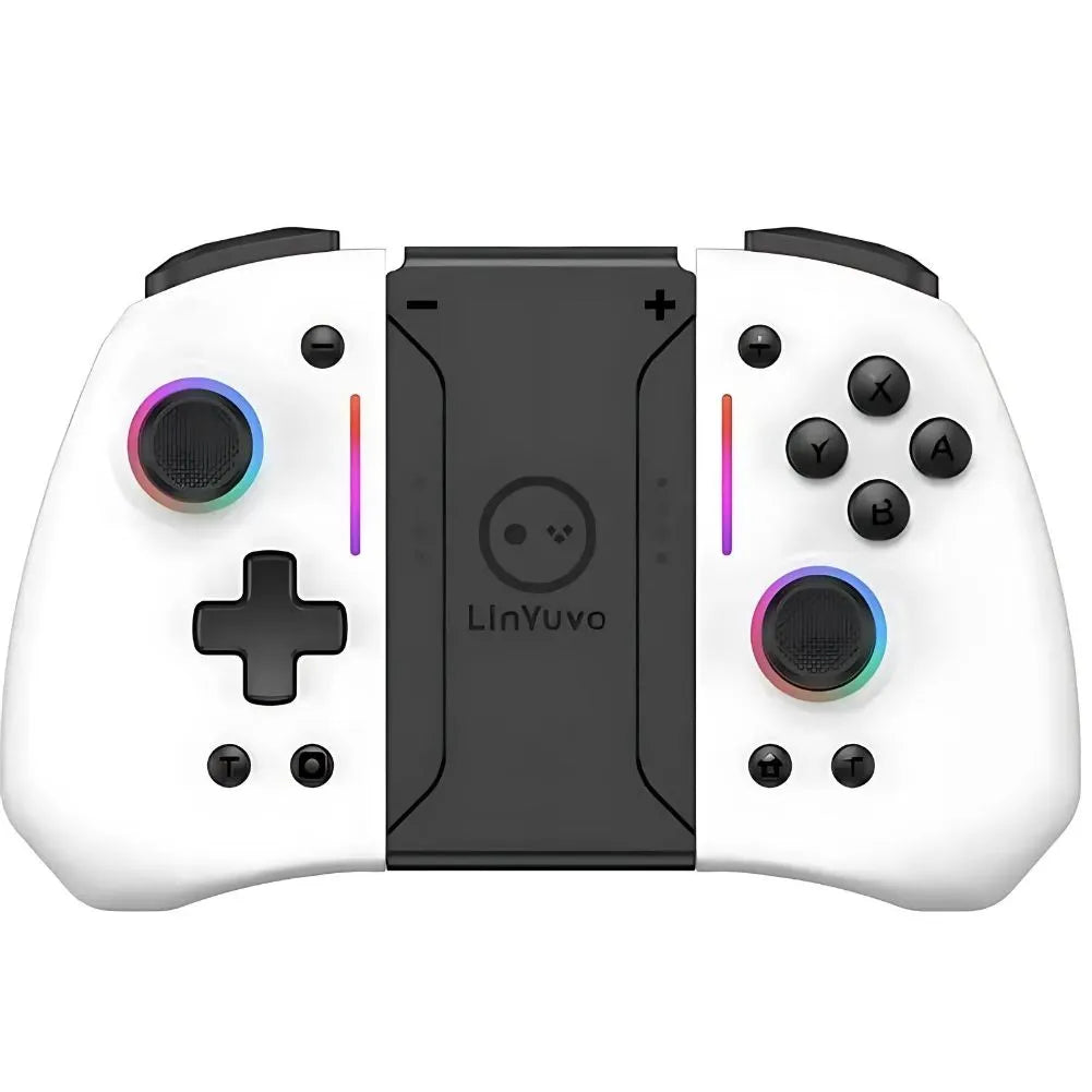 Manette Switch Sans-fil LinYuvo de couleur blanc