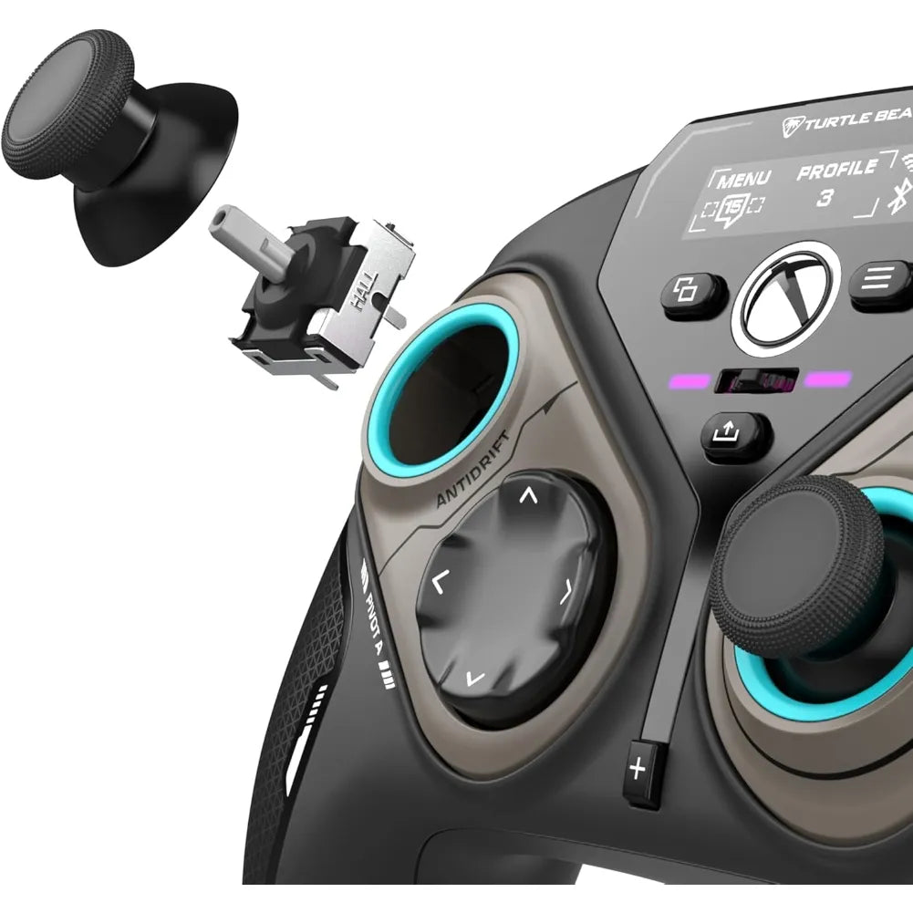 manette Turtle Beach avec affichage connecté et rétroéclairage RGB