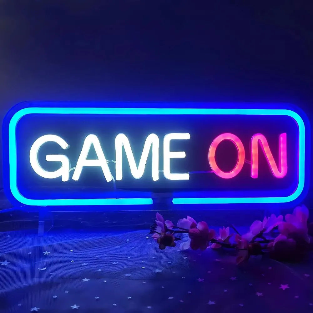 Neon LED Game ON