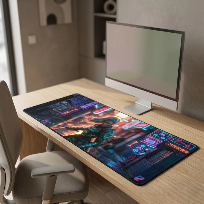 What it does not do — Cyberpunk Samurai XXL Mouse Pad | PopMyPad | 900x400mm | 3 mm |  Speed and Precision.
