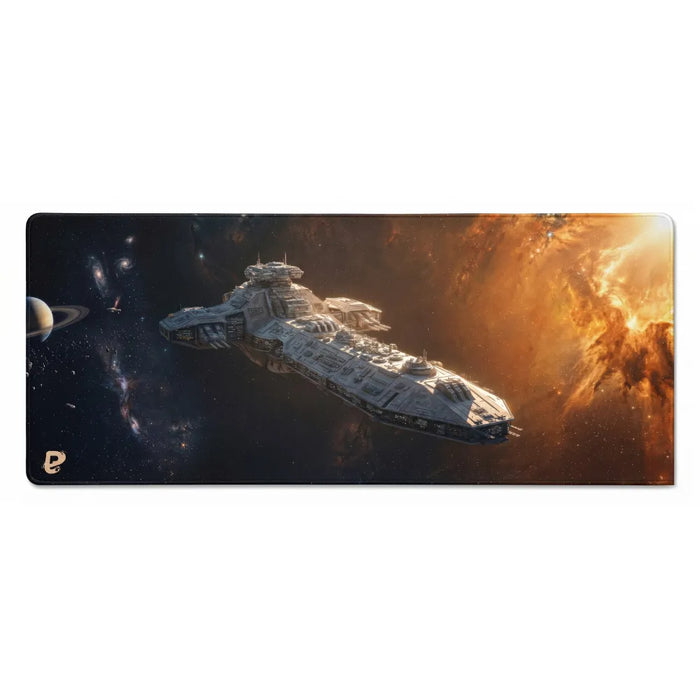 The base, the edges and the lifespan — PopMyPad Spaceship XXL Mouse Pad | 900x400mm | 3mm | Ultimate Speed