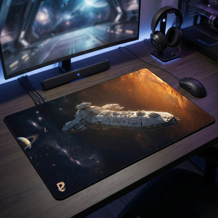 What the cloth surface changes about glide — PopMyPad Spaceship XXL Mouse Pad | 900x400mm | 3mm | Ultimate Speed