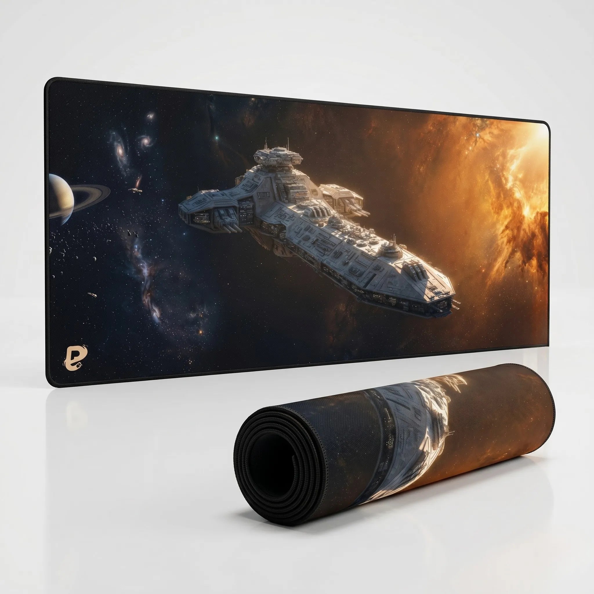 Tapis Souris XXL Vaisseau Spatial | PopMyPad |  900x400mm | 3mm | Vitesse Ultime