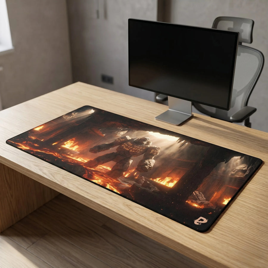 Tapis de souris XXL Golem de Lave PopMyPad, 900 x 400 mm, visuel 6