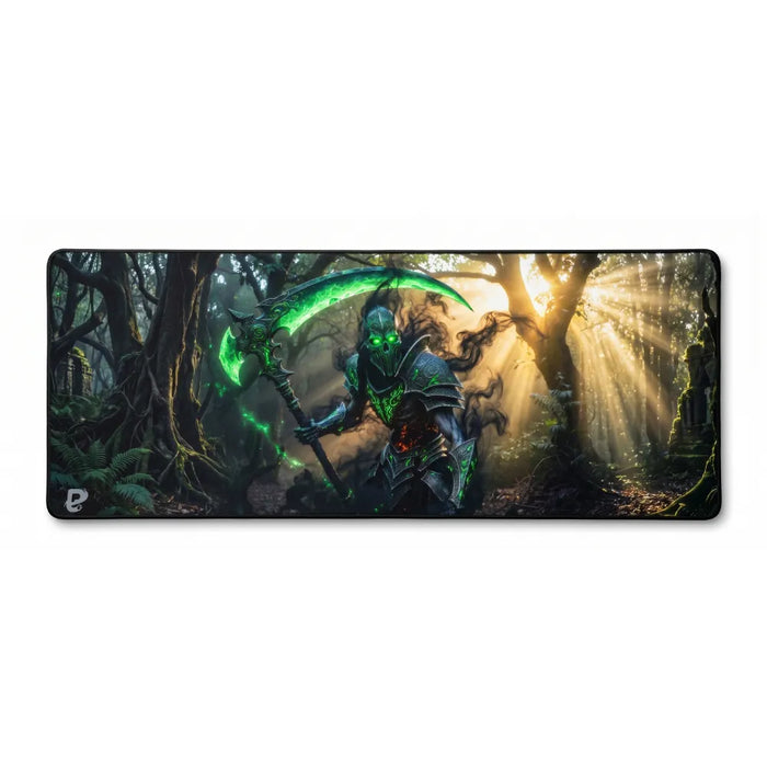 La base, les bords et la durée de vie — Tapis de souris Gamer Faucheur Vert | PopMyPad | 900x400mm | 3mm | Précision incroyable